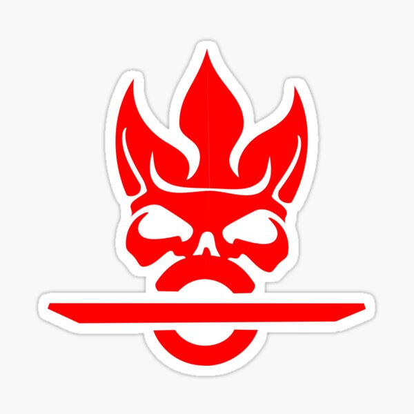 skull wheel Sticker