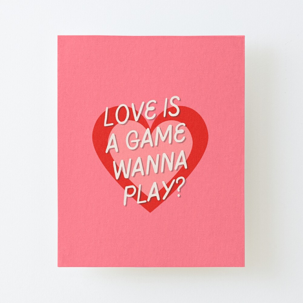 love is a game wanna play blank space