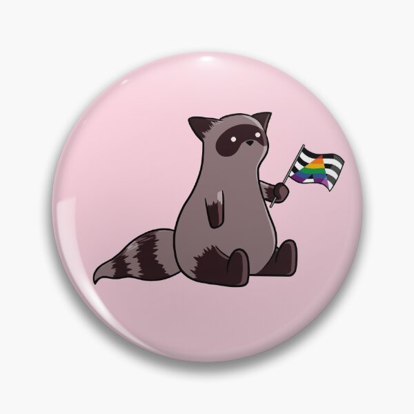 Item preview, LGBT Ally Pride Raccoon designed and sold by imnotmadison.