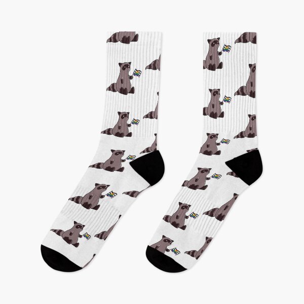 Item preview, LGBT Ally Pride Raccoon designed and sold by imnotmadison.