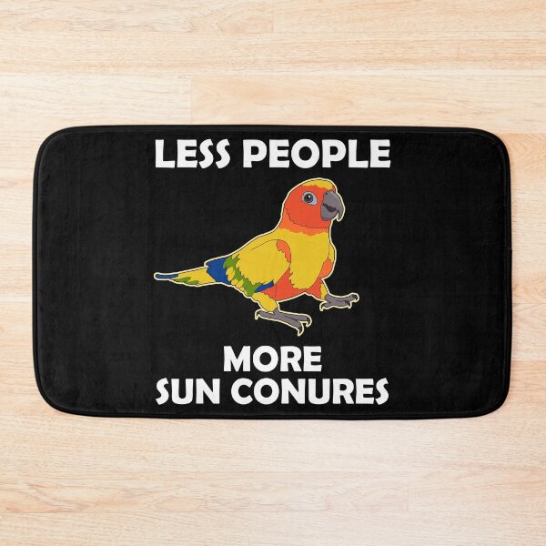 Item preview, Funny Parrot Lover Less People Sun Conure graphic designed and sold by jakehughes2015.