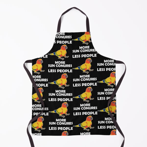 Item preview, Funny Parrot Lover Less People Sun Conure graphic designed and sold by jakehughes2015.