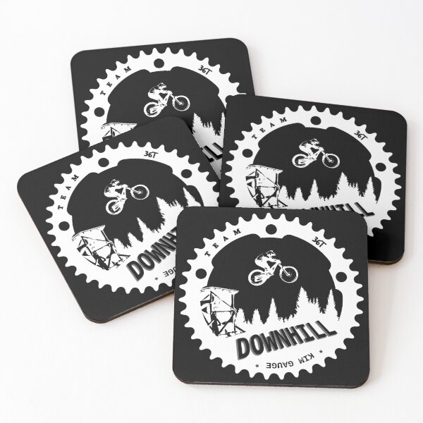 Item preview, Downhill (White on Black) designed and sold by Kim Gauge.