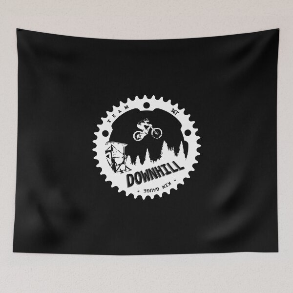 Item preview, Downhill (White on Black) designed and sold by Kim Gauge.