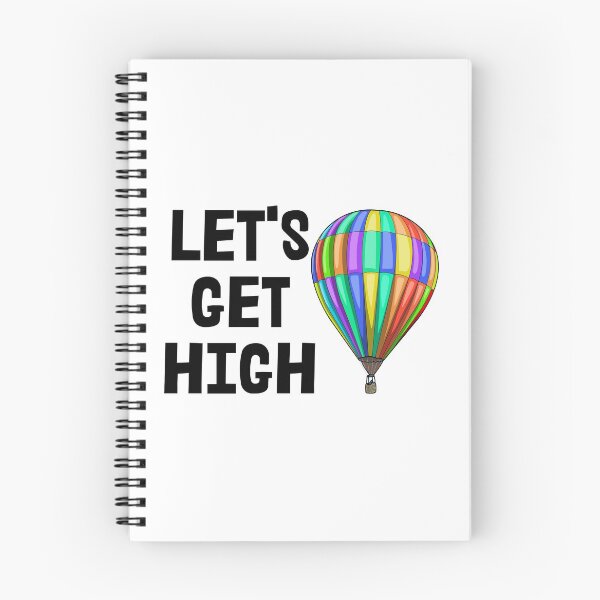 Item preview, Let's Get High Hot Air Balloon designed and sold by Bendthetrend.