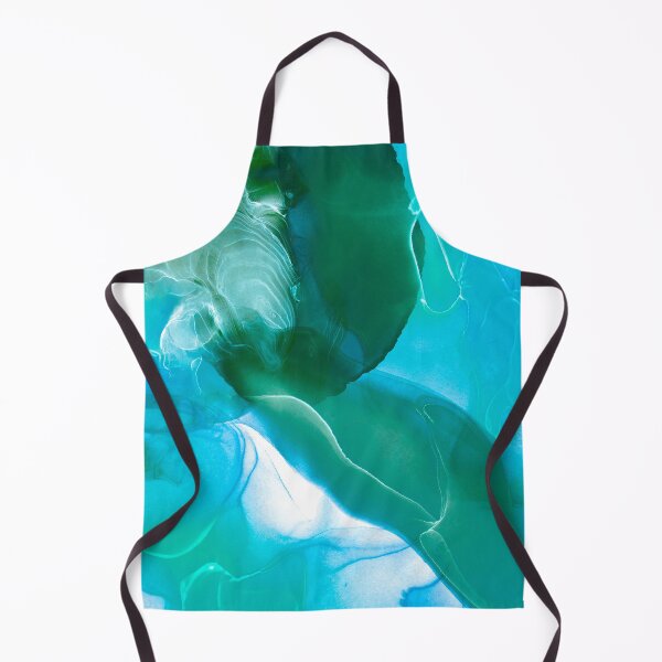 Item preview, Teal Meadly Marble Watercolor designed and sold by Designs By YL.