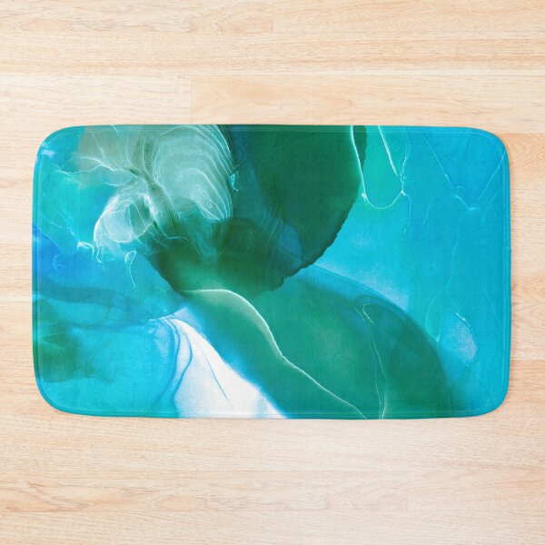 Item preview, Teal Meadly Marble Watercolor designed and sold by Designs By YL.