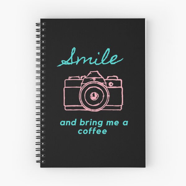 Item preview, Smile and bring me a coffee camera designed and sold by SurbDesigns.
