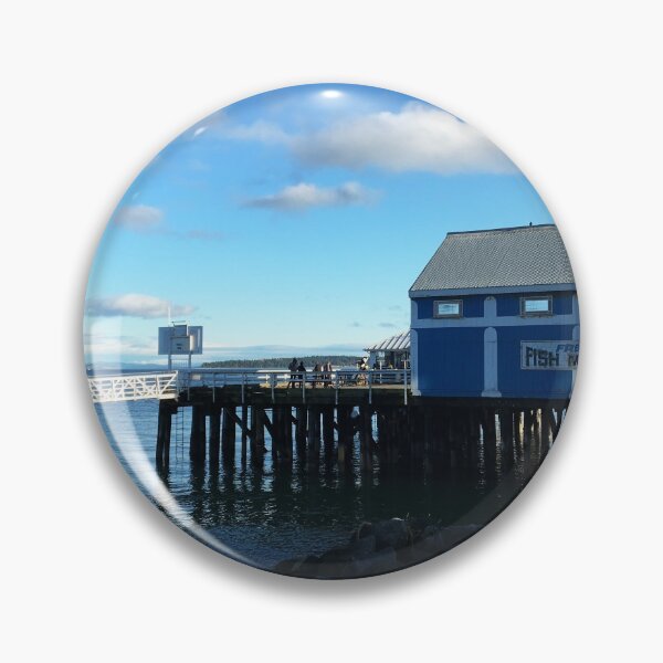 Item preview, Fish Market, Ocean Pier, Sydney British Columbia designed and sold by MissLissaLou.