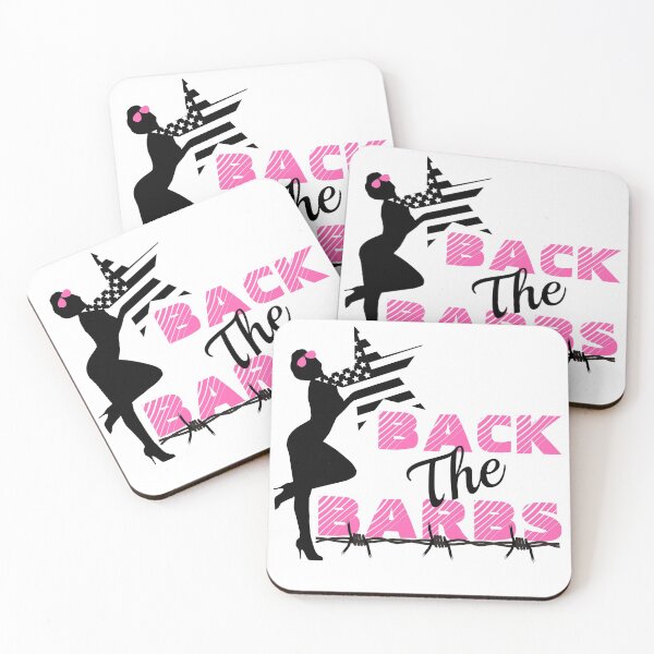 Item preview, Back The Barbz in Classy Black Pink Retro--Funny Quotes designed and sold by Mary Maple.