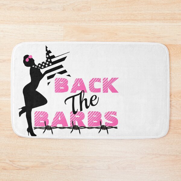 Item preview, Back The Barbz in Classy Black Pink Retro--Funny Quotes designed and sold by Mary Maple.