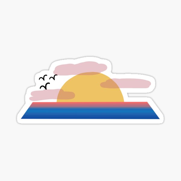 Sunset Sticker