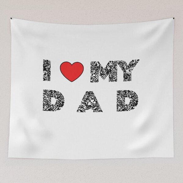 Item preview, I Love My Dad Art Deco Typography Design designed and sold by adriana-holmes.