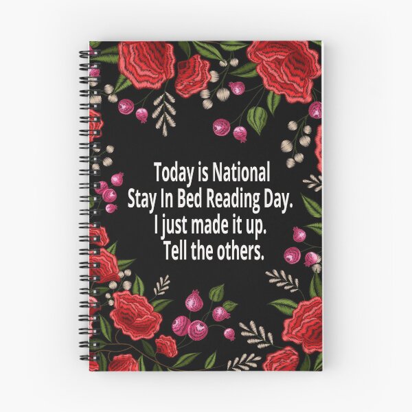 Item preview, Stay In Bed Reading Day  designed and sold by FunWithChemo.