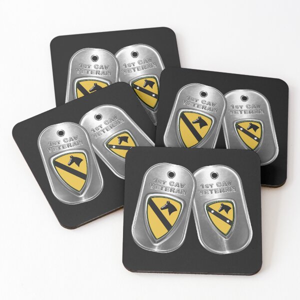 Item preview, 1st Cavalry Division “Custom Vintage Tags”  designed and sold by SoldierAlways.