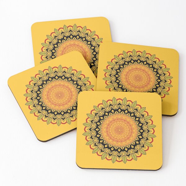Item preview, Hermoso arte floral mandala designed and sold by kkanchan.
