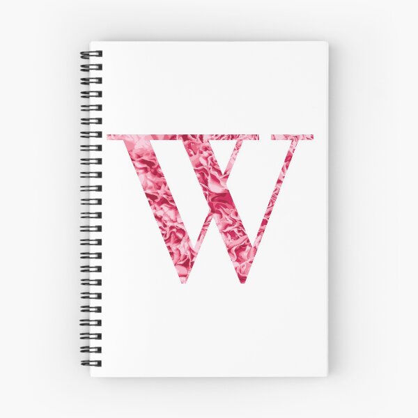Item preview, Letter W - Light Pink Flowers designed and sold by CiaraPrints.
