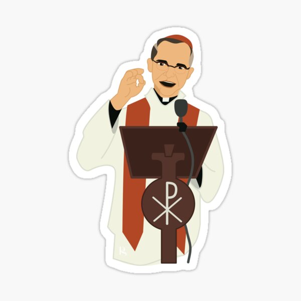 St. Oscar Romero Sticker