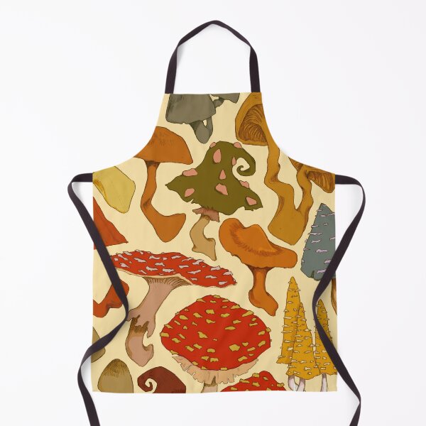Item preview, Cottagecore Mushroom Pattern designed and sold by lauratroy.