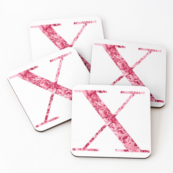 Item preview, Letter X - Light Pink Flowers designed and sold by CiaraPrints.