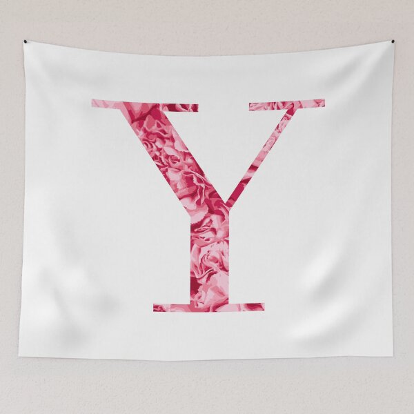Item preview, Letter Y - Light Pink Flowers designed and sold by CiaraPrints.