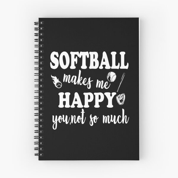 Item preview,  Softball Makes Me Happy You Not So Much, Softball Player,Funny Gift For Softball Lover Mom designed and sold by Rassitni.