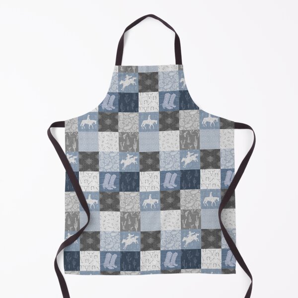 Item preview, Cowboy Patchwork - Blue/ Grey designed and sold by SugarPineDesign.