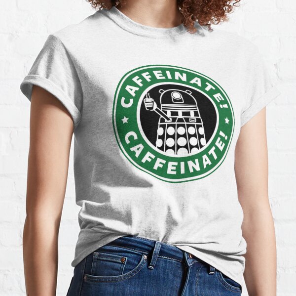 ¡Cafeína! ¡Exterminar! Camiseta clásica