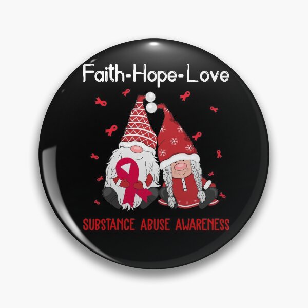Item preview, Faith Hope Love Substance Abuse Awareness designed and sold by Sabfit.