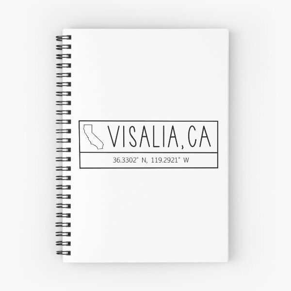 Item preview, Visalia California Coordinates designed and sold by Emily Designs.