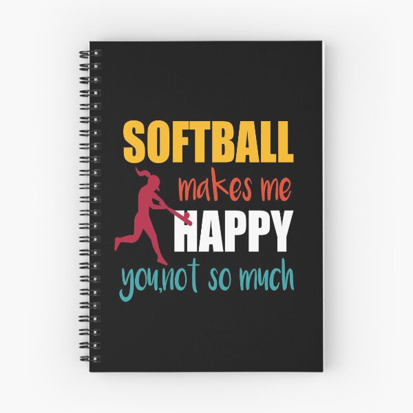 Item preview,  Softball Makes Me Happy You Not So Much, Softball Coach Mom,Funny Gift Design For American Softball Mom designed and sold by Rassitni.