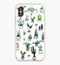 Succulent Plants Watercolor iPhone Case