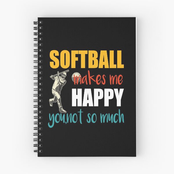 Item preview,  Softball Makes Me Happy You Not So Much, Softball Player,Funny Gift For Softball Mom designed and sold by Rassitni.