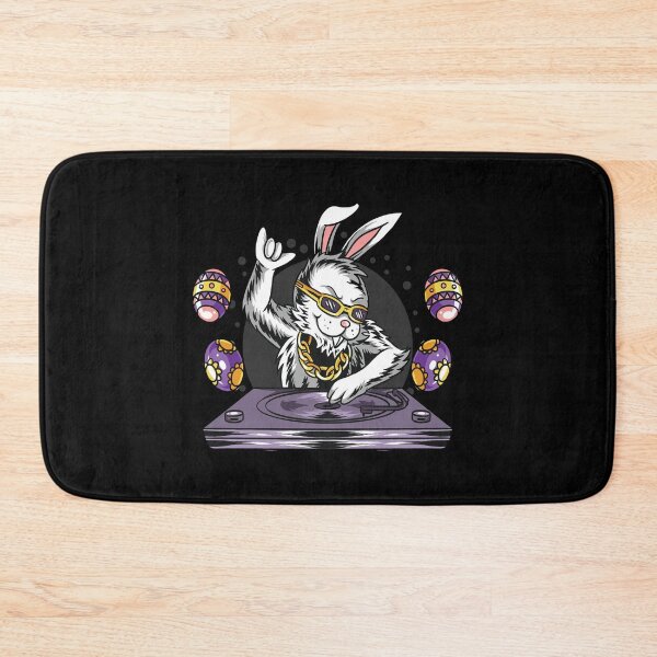 Item preview, easter bunny playing DJ music vector designed and sold by teemix.