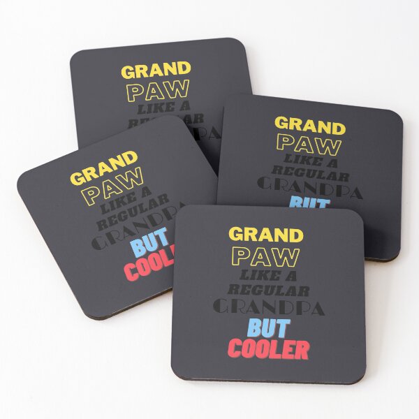 Item preview, Grand paw like a regular grandpa but cooler T shirt designed and sold by Martimad.
