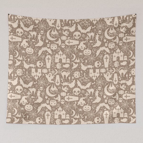 Item preview, Halloween Linens - beige designed and sold by SugarPineDesign.