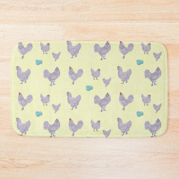 Item preview, Lavender Ameraucana Pattern Yellow designed and sold by Ashley Gagnon.
