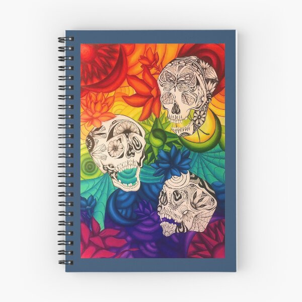 Aperçu de l'œuvre Crânes trippants créée et vendue par SkeletonPrints.
