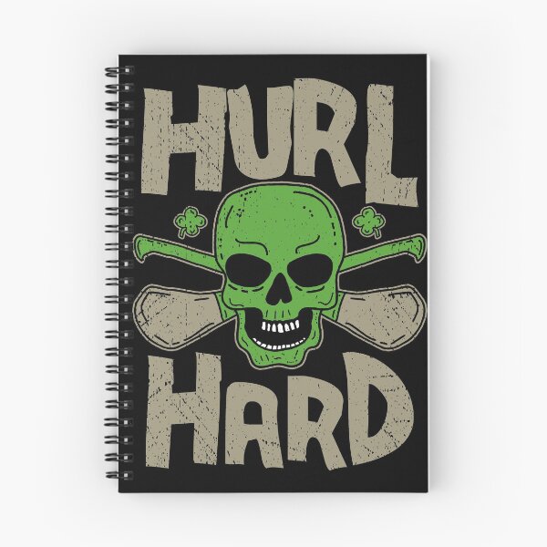Item preview, Hurl Hard, Funny Hurling Skull pun designed and sold by Dan66.