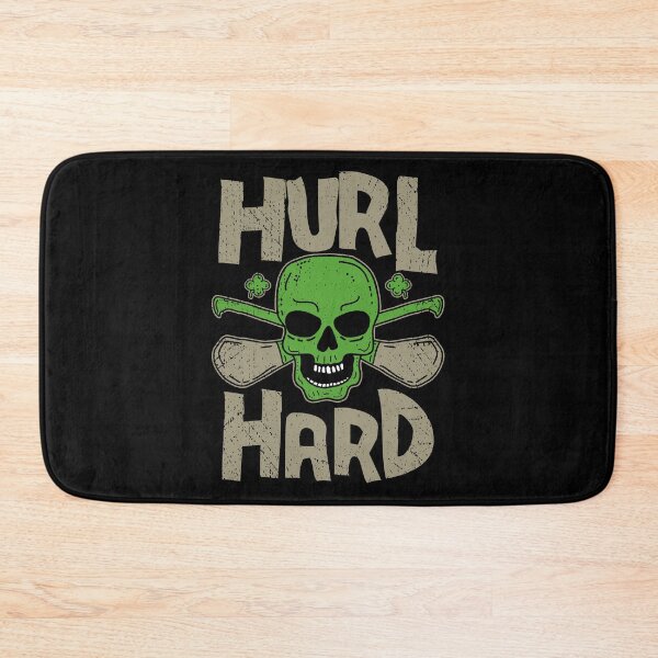 Item preview, Hurl Hard, Funny Hurling Skull pun designed and sold by Dan66.