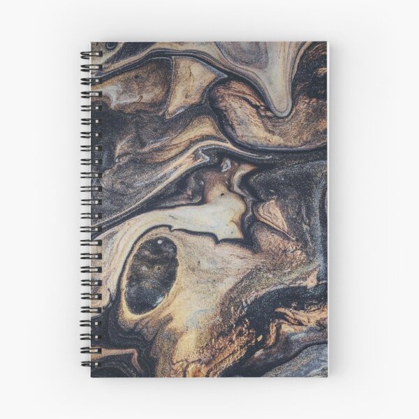 Item preview, Blue and neutrals marble print designed and sold by HadeeeeL.