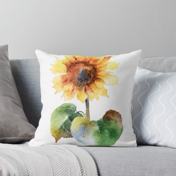 Item preview, WATERCOLOR SUNFLOWER, WATERCOLOR PAINTING, WATERCOLOR TECHNIQUE designed and sold by angelescar.