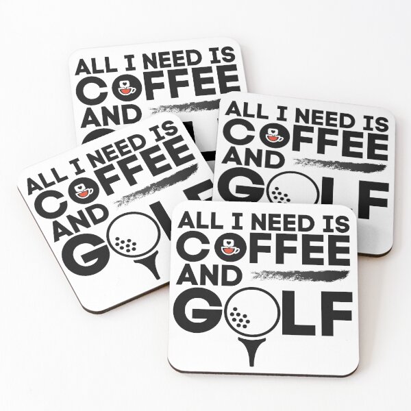 Item preview, All I need is Coffee and Golf designed and sold by WordArtDesign.