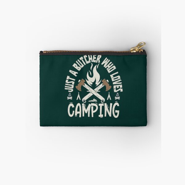 Item preview, Just A Butcher Who Loves Camping  Awesome Camper designed and sold by YAHIA-14.