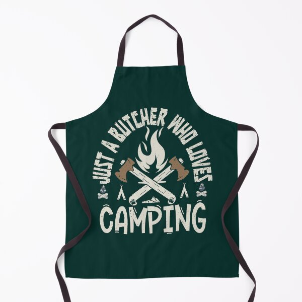 Item preview, Just A Butcher Who Loves Camping Awesome Camper designed and sold by YAHIA-14.