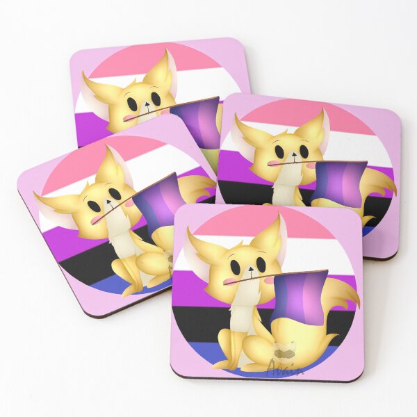Item preview, Pride fox designed and sold by Weeping Willowl.