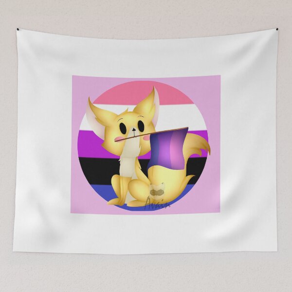 Item preview, Pride fox designed and sold by Weeping Willowl.