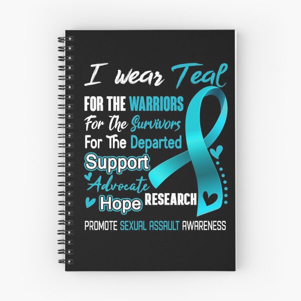 Item preview, I Wear Teal For The Warriors Promote Sexual Assault Awareness designed and sold by hvoid41.
