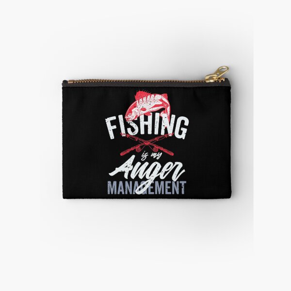 Item preview, Fishing is my Anger Management, Funny Fishing Outdoor Distressed designed and sold by ramenrose.