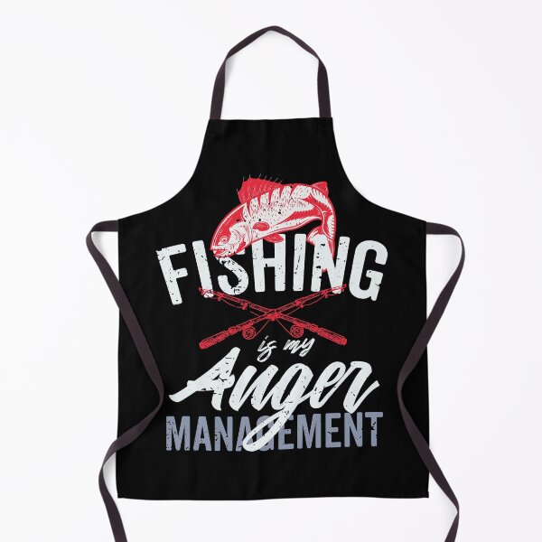 Item preview, Fishing is my Anger Management, Funny Fishing Outdoor Distressed designed and sold by ramenrose.